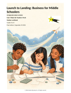 Launch to Landing 3: Make the Numbers Work student book front cover.