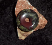 Stone Donut with RED DRAGON