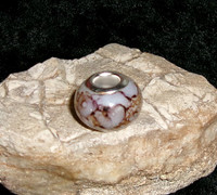 Glass Bead with ARCTIC MERMAID