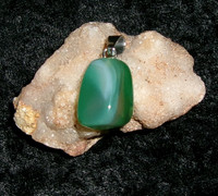 Stone Pendant with WATER NYMPH