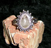 Ring with QUEEN DARK MERMAID