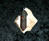 Stone Point Pendant with FOUR ELEMENTS DRAGON