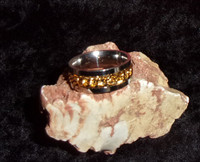Band Ring with SPIRIT CONNECTING SPELL