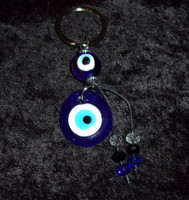Keyring with LUCK & MONEY PLUS EVIL EYE AND CURSE PROTECTION SPELLS