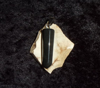 Stone Point Pendant with BLACK DRAGON