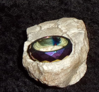 Stone Ring with NORSE TIGER