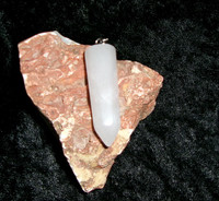 Stone Point Pendant with VIRTUE ANGEL