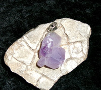 Amethyst Stone Pendant with SOUL CLEANSER