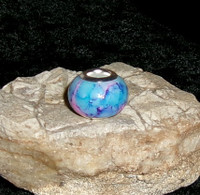 Glass Bead with WATER NYMPH
