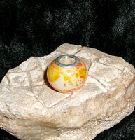Glass Bead with GOLDEN HIGH ELF