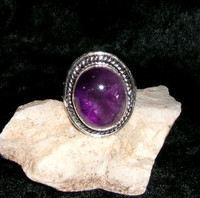 Stone Ring with ATLANTEAN DJINN
