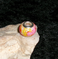 Glass Bead with LOVE DRAGON