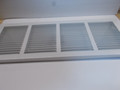  Baseboard Return Air Grille -24" x 8" x 1"- Steel - White - Heavy Duty-Venti Corp.