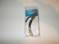  Mini Split Hose Adapter w/shutoff - 1/4"Male x 5/16"SAE Female - Brass - Supco