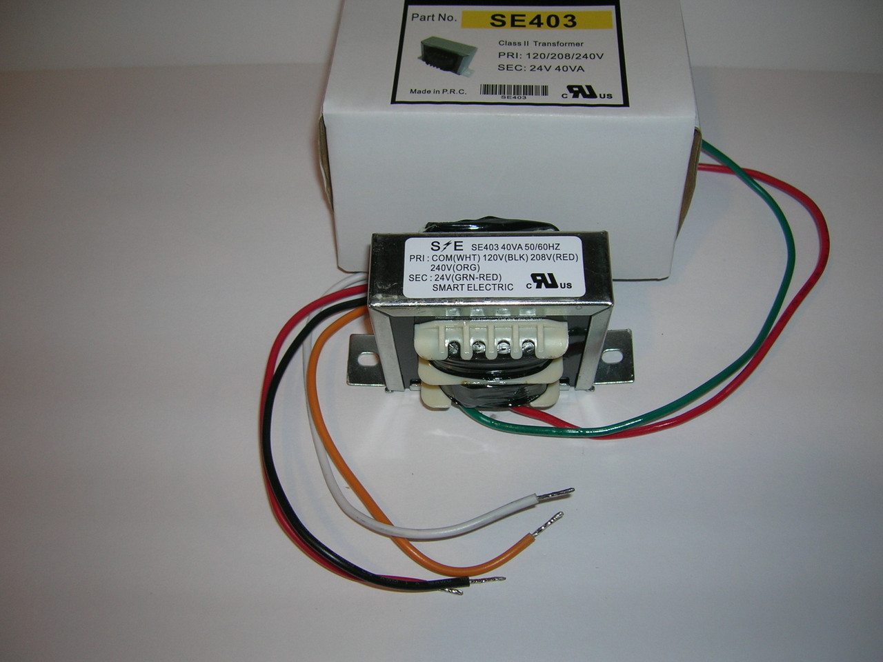 Transformer 24v Secondary 1 8 240 Primary Smart Electric Corp Direct Hvac Supply