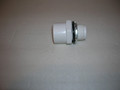 3/4" PVC Drain Pan Straight Male Adapter w/bushing & tap screw - Schedule 40 - Slip x MPT (Threaded Male)