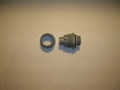 (1) - Liquid Tight Connector - 3/4" Straight- PVC - Non- Metallic -Gray