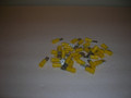 Male Tab Spade Disconnects- 12/10 Guage-.250" - Yellow - (1) - Mize Elec.-USA
