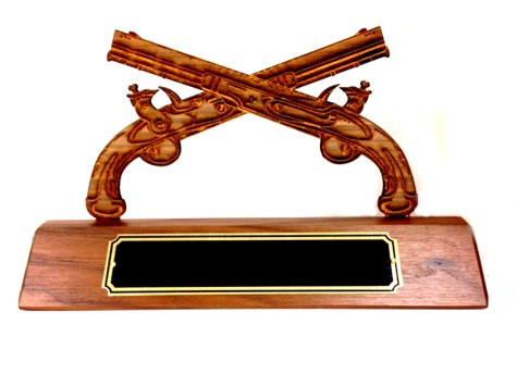 Military Police Desk Nameplate With Military Police Corps Insignia