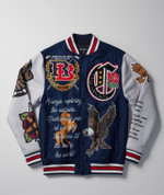 Mens Fearless Wool Varsity Jacket