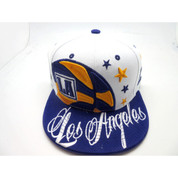 Men's Los Angeles Snapback Hat White