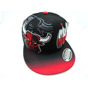 Men's Chicago Snapback Hat Graffiti Black