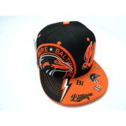 Men's Baltimore Snapback Hat Thunder Orange