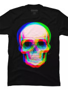 Men's Skull T Shirt Sz. L