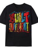Men's Built Different Graphic T-Shirt Sz. L