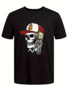 Men's Money Skull Graphic T-Shirt