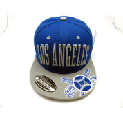Men's Los Angeles Snapback Hat Arch Blue