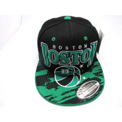 Men's Boston Snapback Hat Paint
