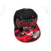 Men's Georgia Snapback Hat Paint