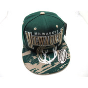 Men's Milwaukee Snapback Hat Paint