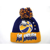 Men's Los Angeles Graffiti Pom Beanie