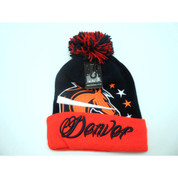 Men's Denver Graffiti Pom Beanie