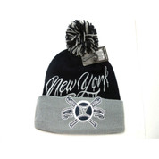 Men's New York Baseball Pom Beanie