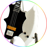 Gene Simmons KISS Miniature Guitar Legendary Axe Bass Guitar Replica Collectible 