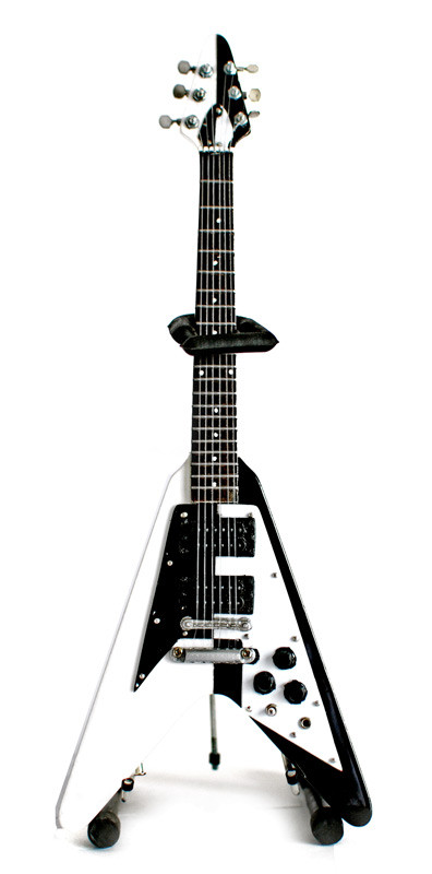 Music Legends Collection Guitare Miniature Flying V Michael Schenker