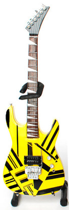 STRYPER Oz Fox Miniature Guitar Replica Collectible Kelly 777 