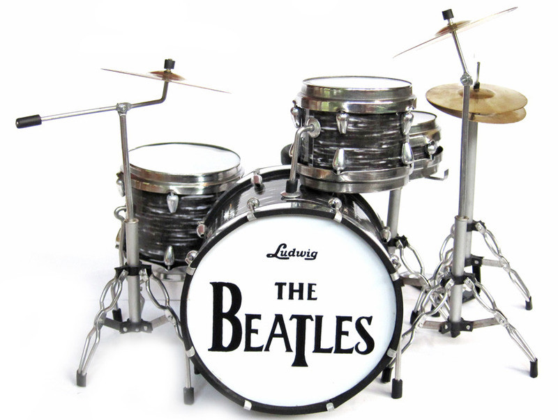 Ringo Starr The Beatles 'Metal Hoops' Miniature Drums ...