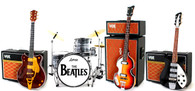 The Beatles Fab Four Ed Sullivan Miniature Guitar