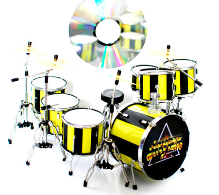 Robert Sweet STRYPER Drums Miniature Replica Collectible