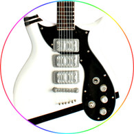 Patrick Stump Fall Out Boy White “I Don’t Care” Signature Miniature Guitar