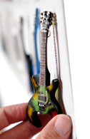 Rock and Roll History V63 Flattus Maximus Gwar Diamond 4" Miniature Guitar with Magnet Visual Compendium of Guitar