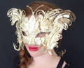 Bellini Gatti Gold Butterfly Venetian Masquerade Mask SKU: 001ZG