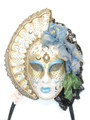 Light Blue Big Woman Anna Venetian Mask SKU 229albl