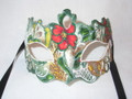 Green Deco Primavera Venetian Mask SKU: 012Z