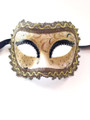 Black Colombina Anna Venetian Masquerade Mask SKU 034abl