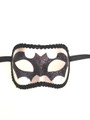 Black Silver Bat Mask Venetian Masquerade Mask SKU CBat